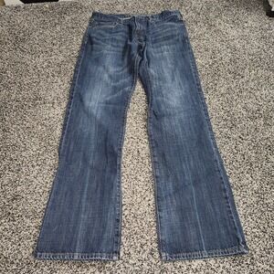 Y2k American Eagle Original Boot Jeans Mens Size 34x34 Darkwash 100% Cotton 2014